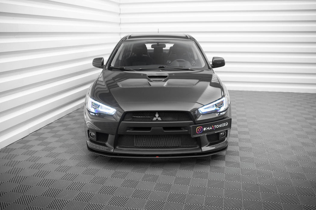 Maxton Design Street Pro Splitter Mitsubishi Lancer EVO X