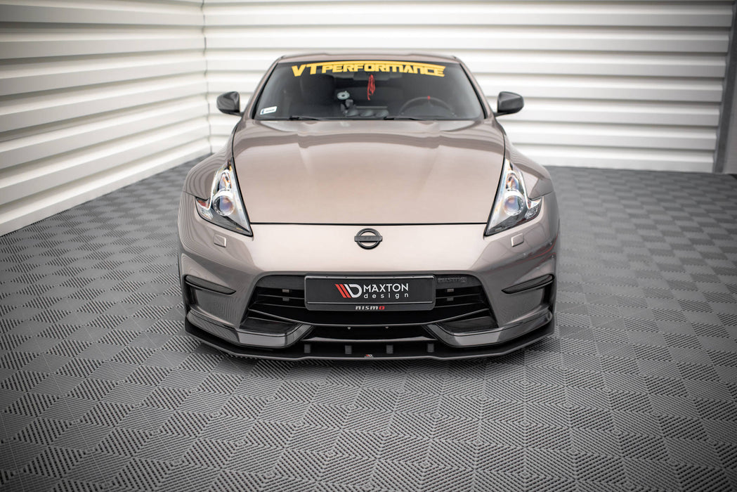 Maxton Design Street Pro Splitter Nissan 370Z Nismo Facelift