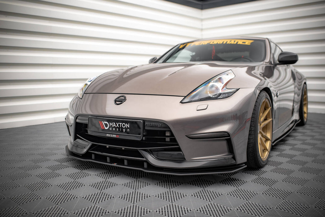 Maxton Design Street Pro Splitter Nissan 370Z Nismo Facelift