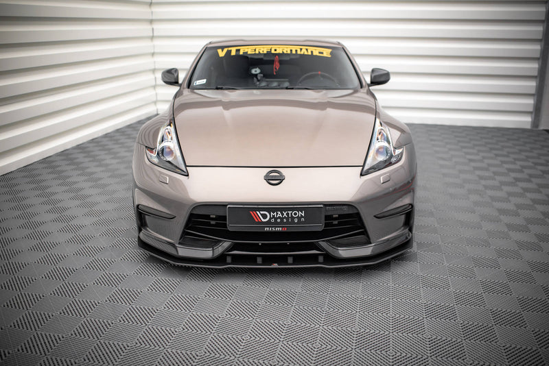 Maxton Design Street Pro Splitter Nissan 370Z Nismo Facelift