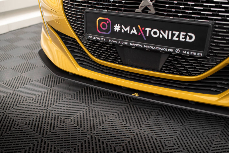 Maxton Design Street Pro Splitter Peugeot 208 GT Mk2