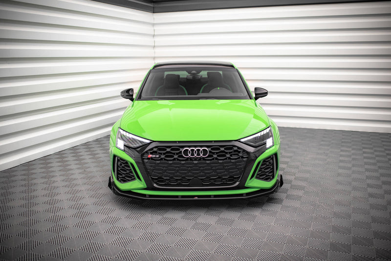 Maxton Design Street Pro Splitter + Flaps V.1 + Flaps Audi RS3 8Y