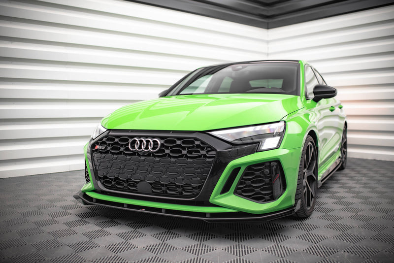 Maxton Design Street Pro Splitter + Flaps V.1 + Flaps Audi RS3 8Y
