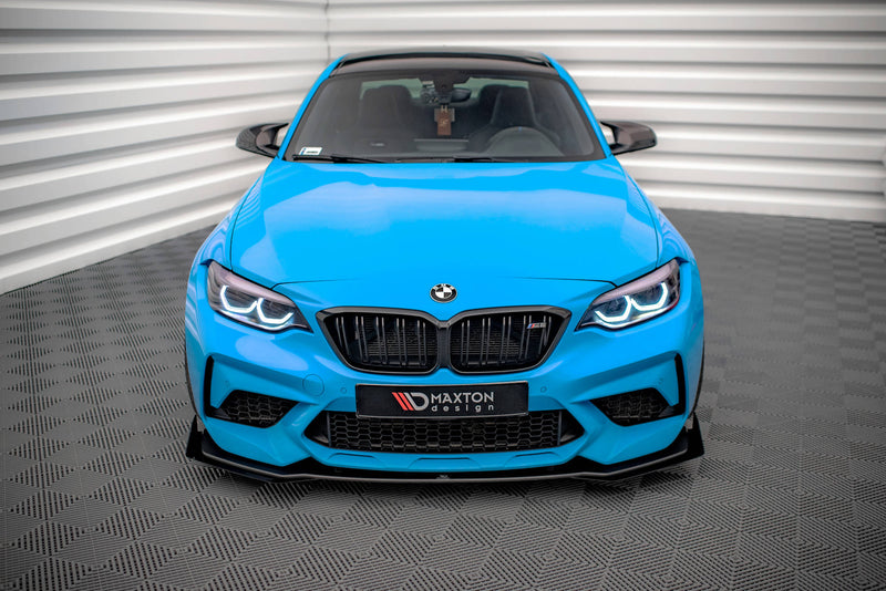 Maxton Design Street Pro Splitter + Flaps V.1 + Flaps for BMW M2 Competition F87
