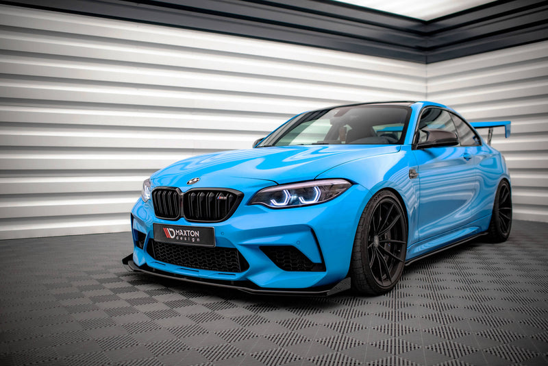 Maxton Design Street Pro Splitter + Flaps V.1 + Flaps for BMW M2 Competition F87