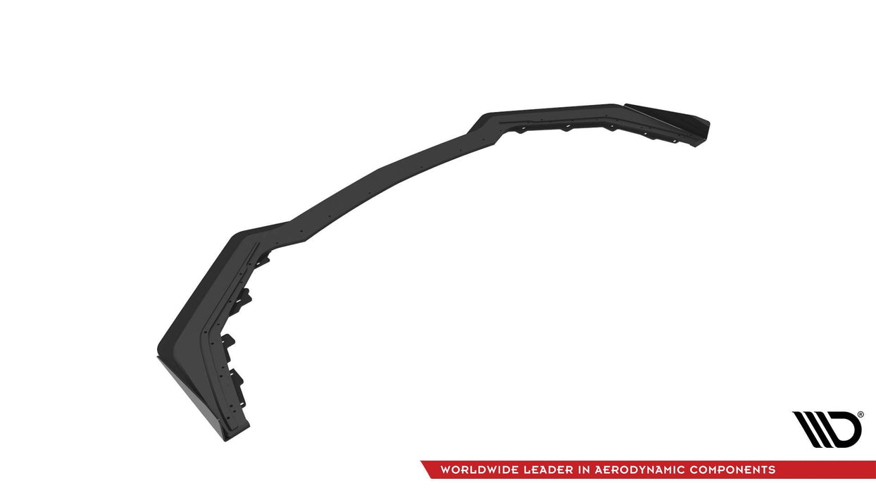 Maxton Design Street Pro Splitter V.1  + Flaps Ford Mustang GT Mk6 Facelift