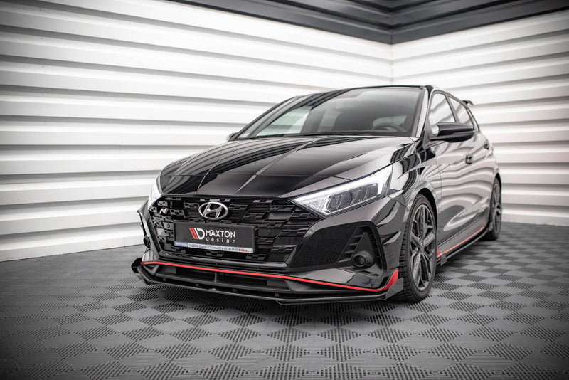Maxton Design Street Pro Splitter + Flaps V.1 + Flaps Hyundai I20 N Mk3