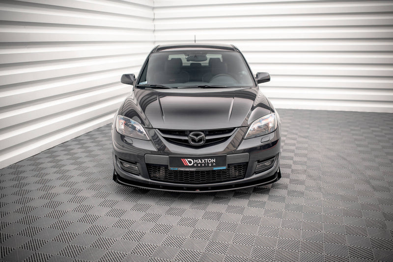 Maxton Design Street Pro Splitter + Flaps V.1 + Flaps for Mazda 3 MPS Mk1