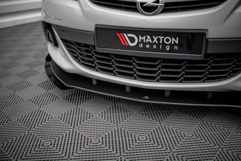 Maxton Design Street Pro Splitter + Flaps V.1 + Flaps for Opel Astra GTC OPC-Line J