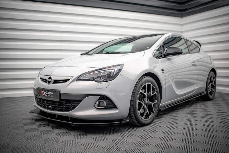 Maxton Design Street Pro Splitter + Flaps V.1 + Flaps Opel Astra GTC OPC-Line J
