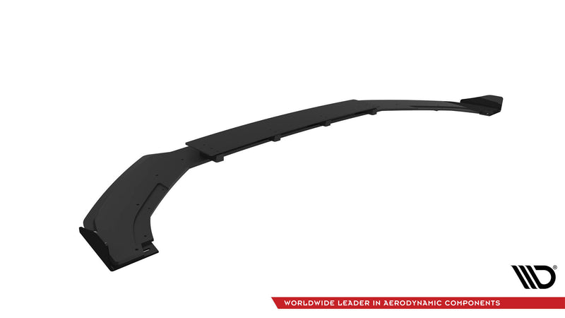 Maxton Design Street Pro Splitter + Flaps V.1 + Flaps for Volkswagen Golf R Mk7