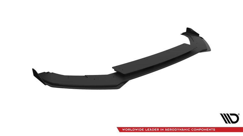 Maxton Design Street Pro Splitter + Flaps V.1 + Flaps for Volkswagen Golf R Mk7