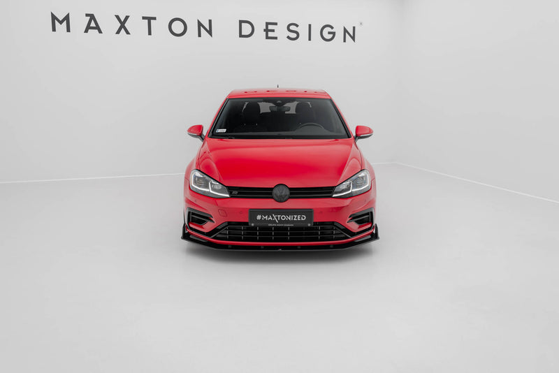 Maxton Design Street Pro Splitter V.2 Volkswagen Golf R / R-Line Mk7 Facelift