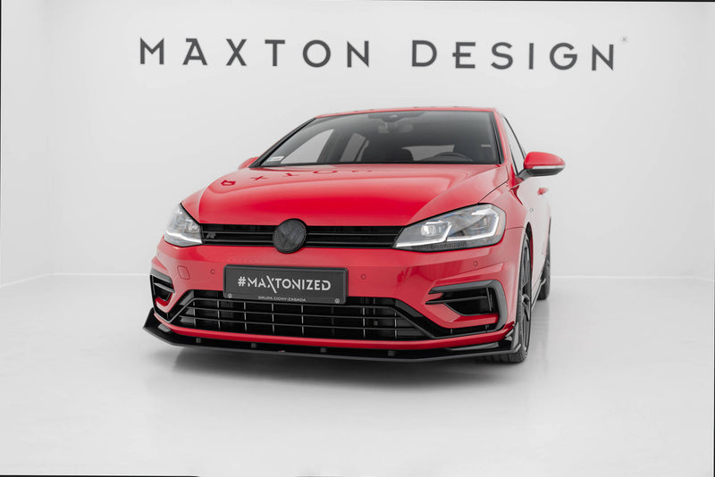 Maxton Design Street Pro Splitter V.2 Volkswagen Golf R / R-Line Mk7 Facelift