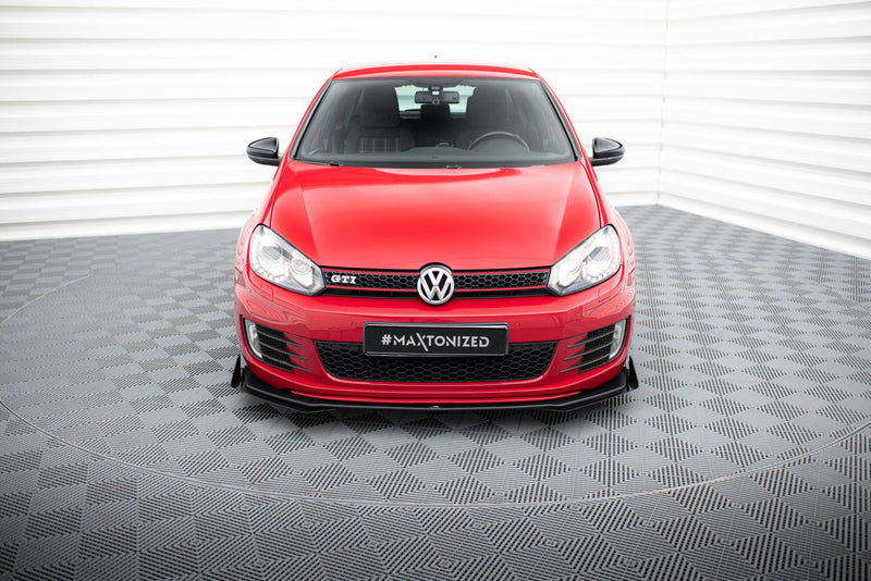 Maxton Design Street Pro Splitter V.3 + Flaps Volkswagen Golf GTI Mk6