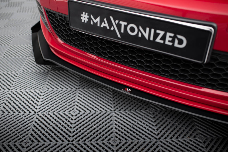 Maxton Design Street Pro Splitter V.3 + Flaps Volkswagen Golf GTI Mk6