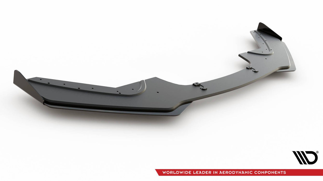 Maxton Design Street Pro Splitter V.3 + Flaps BMW 1 F20 M-Pack Facelift / M140i
