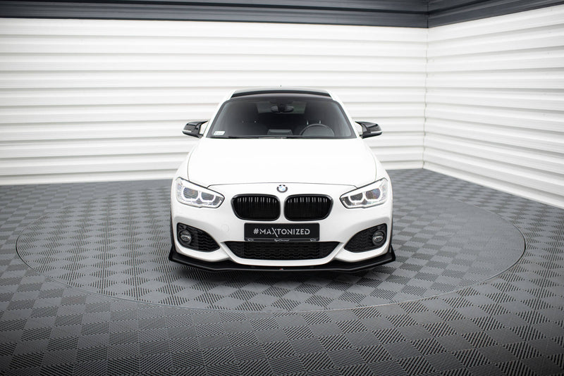 Maxton Design Street Pro Splitter V.3 + Flaps BMW 1 F20 M-Pack Facelift / M140i