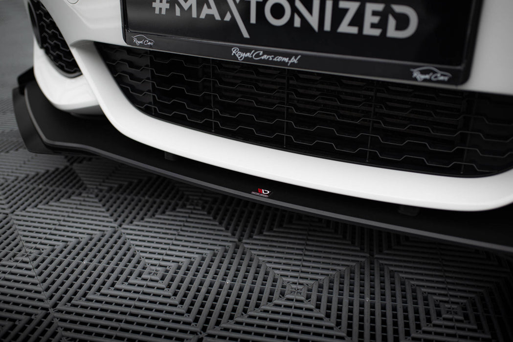 Maxton Design Street Pro Splitter V.3 + Flaps BMW 1 F20 M-Pack Facelift / M140i