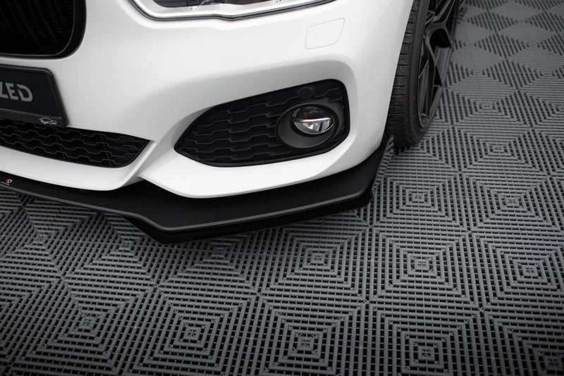 Maxton Design Street Pro Splitter V.3 + Flaps BMW 1 F20 M-Pack Facelift / M140i