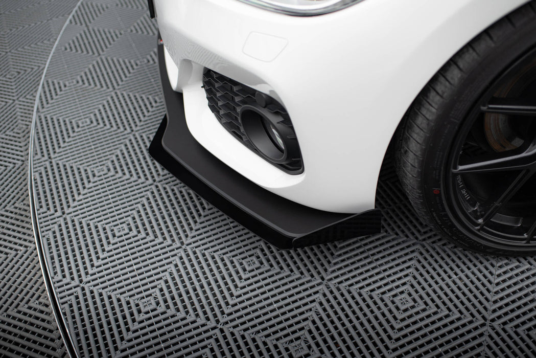 Maxton Design Street Pro Splitter V.3 + Flaps BMW 1 F20 M-Pack Facelift / M140i