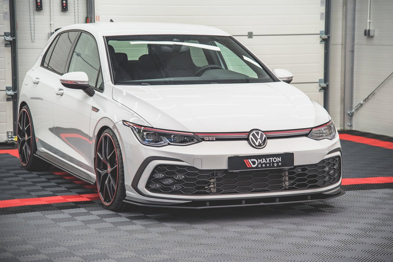 Maxton Design Street Pro Splitter for Volkswagen Golf GTI / GTE / GTD / R-Line Mk8