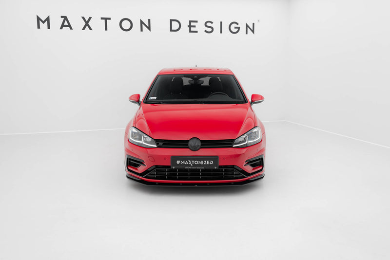 Maxton Design Street Pro Splitter for Volkswagen Golf R / R-Line Mk7 Facelift