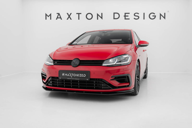 Maxton Design Street Pro Splitter for Volkswagen Golf R / R-Line Mk7 Facelift