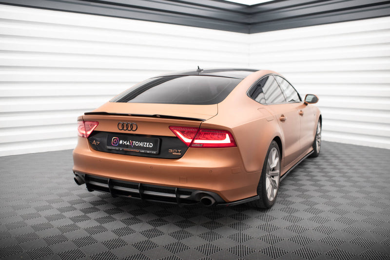 Maxton Design Street Pro Heckschurze Audi A7 S-Line C7