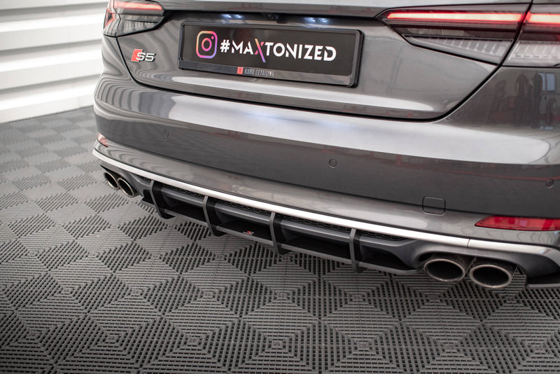 Maxton Design Street Pro Heckschurze Audi S5 Coupe / Sportback F5