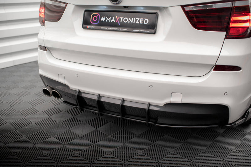 Maxton Design Street Pro rear apron for BMW X3 M-Pack F25