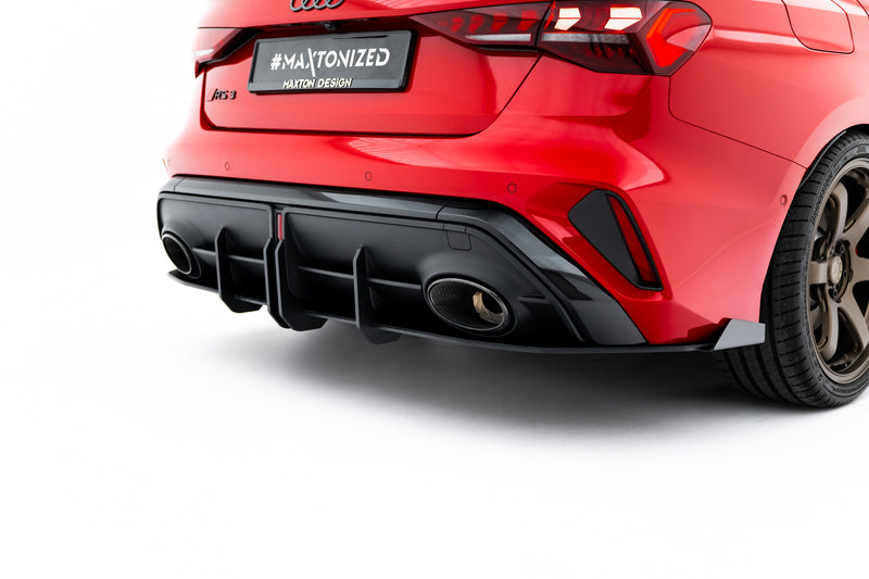 Maxton Design Street Pro Rear Apron + Flaps Audi RS3 Sedan 8Y Facelift