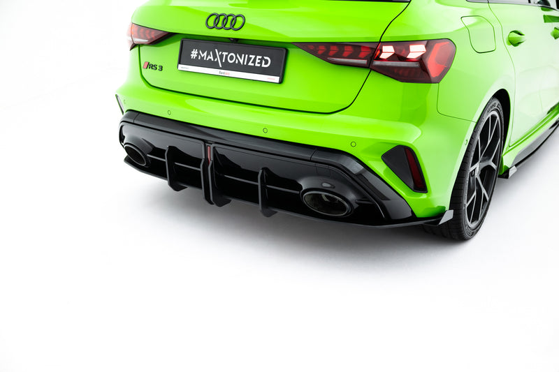 Maxton Design Street Pro Heckschurze + Flaps Audi RS3 Sportback 8Y Facelift