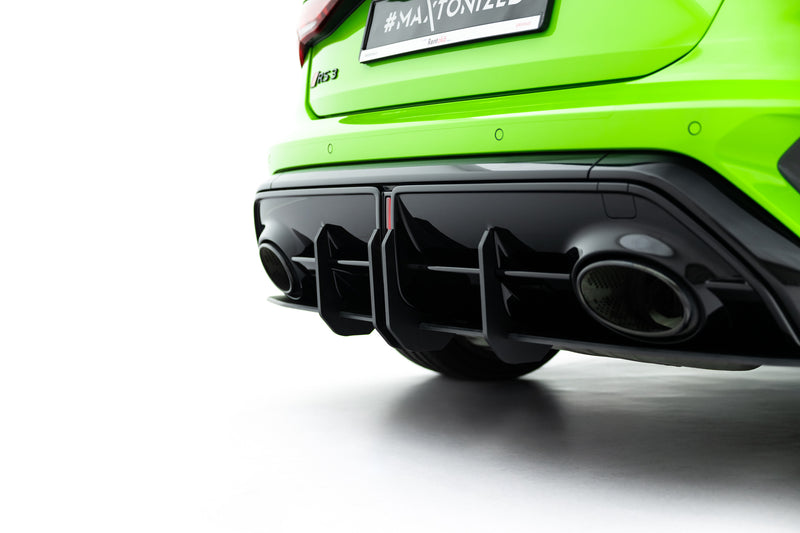 Maxton Design Street Pro Heckschurze + Flaps Audi RS3 Sportback 8Y Facelift
