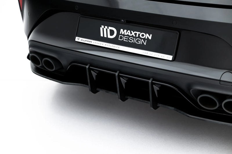 Maxton Design Street Pro Heckschürze + Flaps passend für Cupra Leon Hatchback Mk1 Facelift