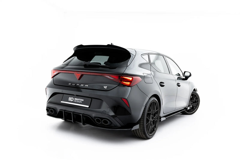 Maxton Design Street Pro Heckschürze + Flaps passend für Cupra Leon Hatchback Mk1 Facelift