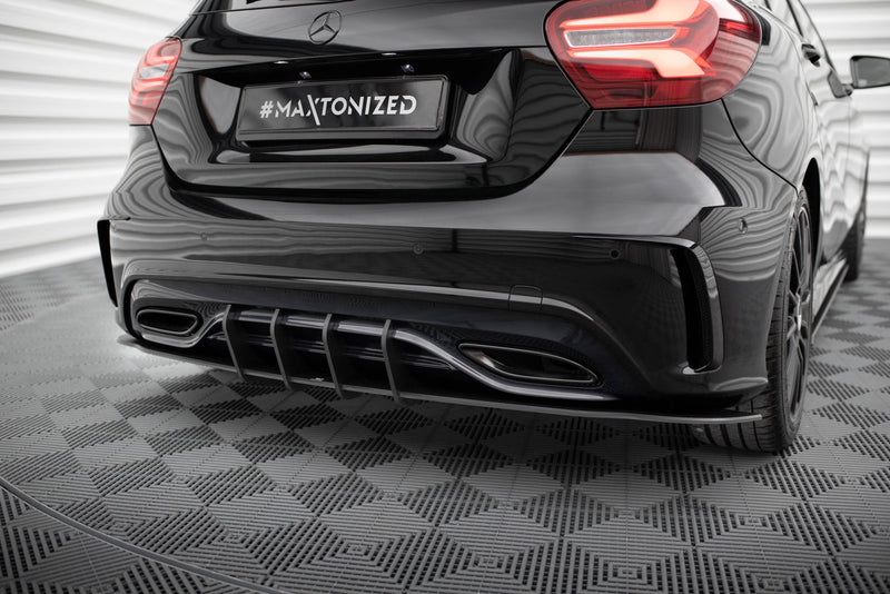 Maxton Design Street Pro Heckschurze Mercedes-Benz A AMG-Line W176 Facelift