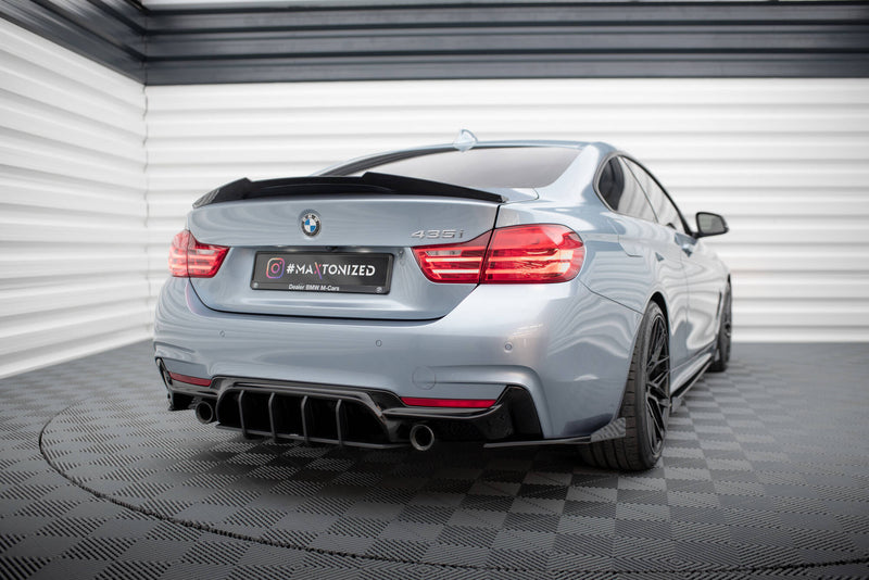 Maxton Design Street Pro Heckschurze V.1 BMW 4 Coupe / Cabrio / Gran Coupe M-Pack F32 / F33 /  F36