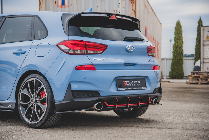 Maxton Design Rennen Haltbarkeit Heckschurze V.1 Hyundai I30 N Mk3 Hatchback
