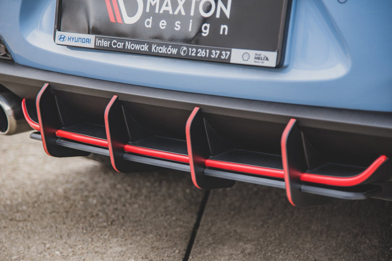 Maxton Design Rennen Haltbarkeit Heckschurze V.1 Hyundai I30 N Mk3 Hatchback