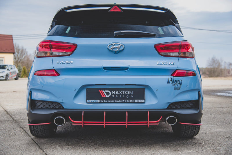 Maxton Design Rennen Haltbarkeit Heckschurze V.1 Hyundai I30 N Mk3 Hatchback