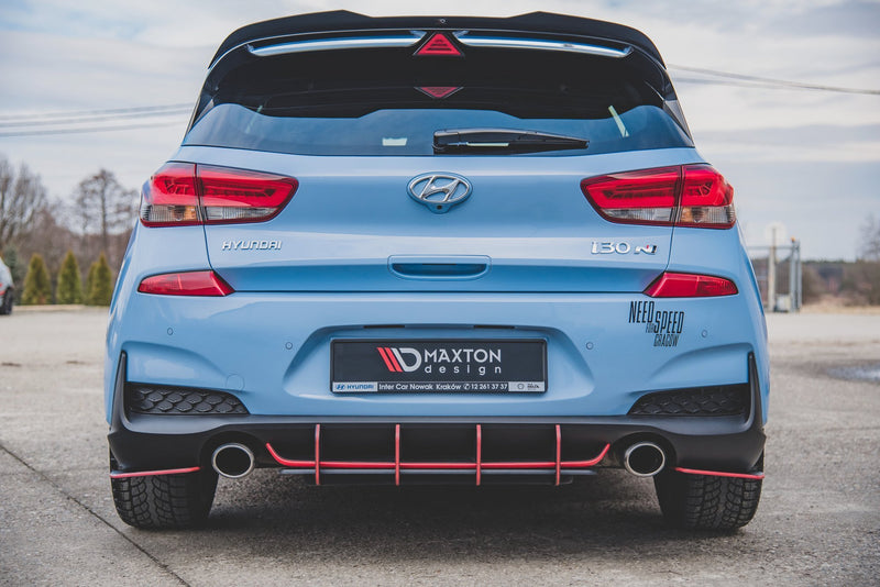 Maxton Design Rennen Haltbarkeit Heckschurze V.1 Hyundai I30 N Mk3 Hatchback