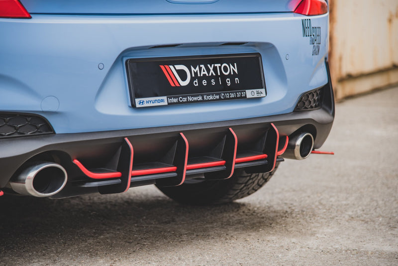 Maxton Design Rennen Haltbarkeit Heckschurze V.1 Hyundai I30 N Mk3 Hatchback