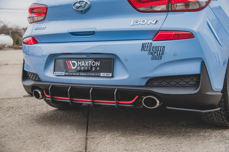 Maxton Design Rennen Haltbarkeit Heckschurze V.1 Hyundai I30 N Mk3 Hatchback