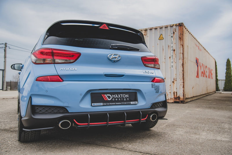 Maxton Design Rennen Haltbarkeit Heckschurze V.1 Hyundai I30 N Mk3 Hatchback
