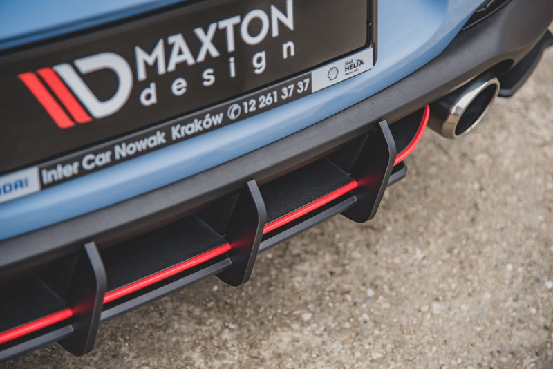 Maxton Design Rennen Haltbarkeit Heckschurze V.1 Hyundai I30 N Mk3 Hatchback