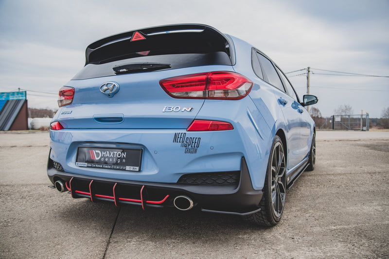 Maxton Design Rennen Haltbarkeit Heckschurze V.1 Hyundai I30 N Mk3 Hatchback
