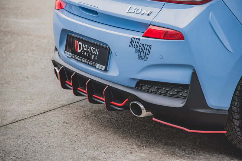 Maxton Design Rennen Haltbarkeit Heckschurze V.1 Hyundai I30 N Mk3 Hatchback