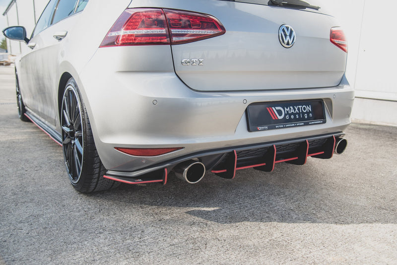 Maxton Design Street Pro Rear Bumper V.1 VW Golf 7 GTI