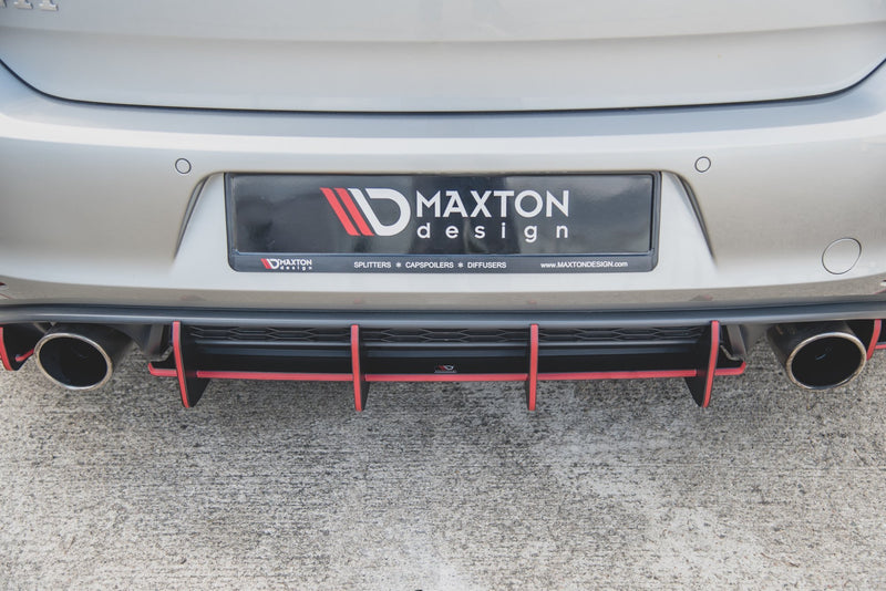 Maxton Design Street Pro Rear Bumper V.1 VW Golf 7 GTI